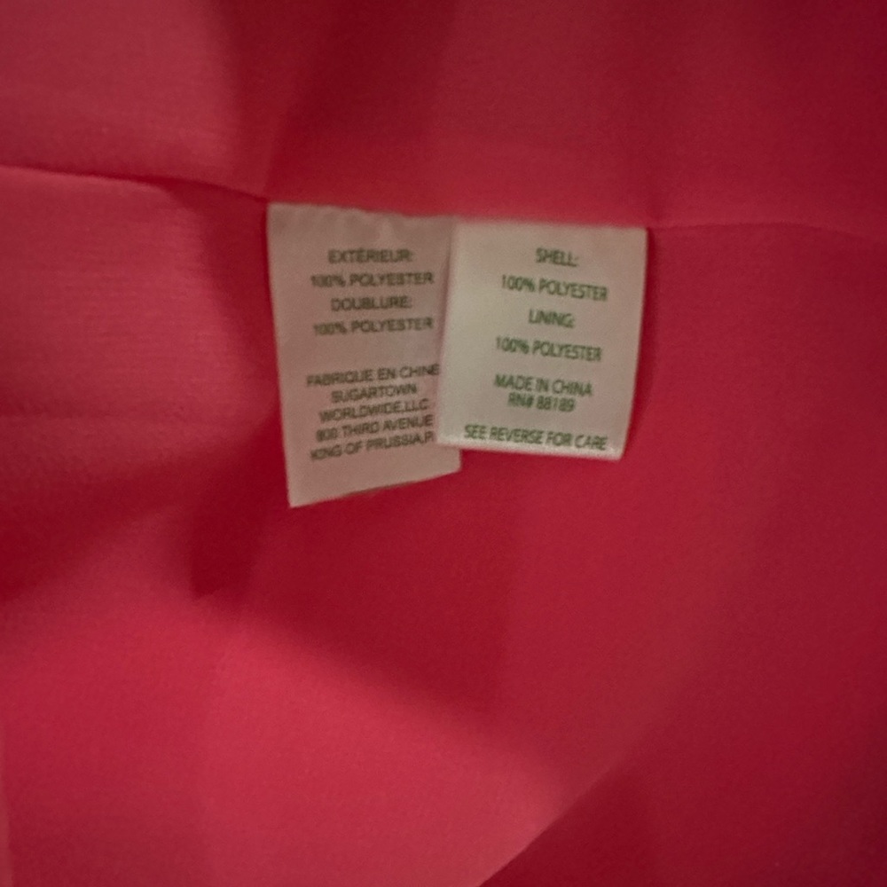Lilly Pulitzer Roxie Pink Ruffle Shift Dress - Picture 6 of 6